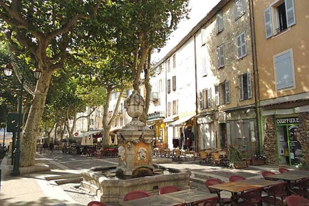 Gite Provencal Independant Avec Piscine Chauffee : Le Suy Bien Flayosc Eksteriør bilde